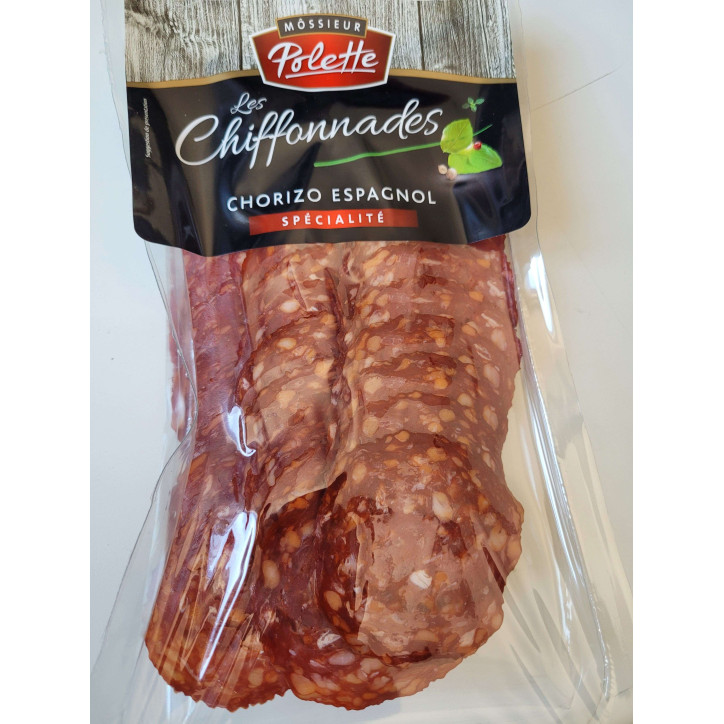 CHIFFONNADES CHORIZO ESPAGNOL 120G