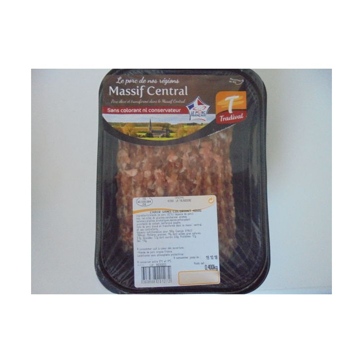 CHAIR A SAUCISSE 400G