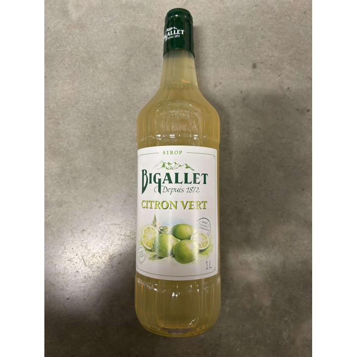 SIROP BIGALLET 1L CITRON VERT 