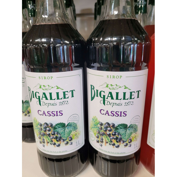 SIROP BIGALLET 1L CASSIS