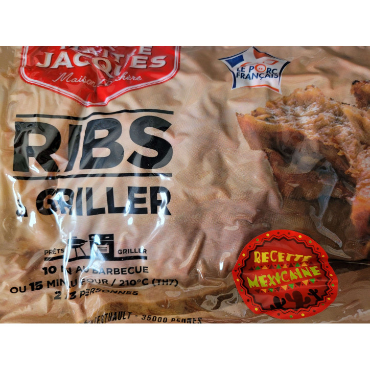 RIBS A GRILLER MEX 1KG ENV
