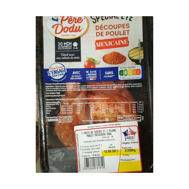 CUISSE MEXICAINE 550G