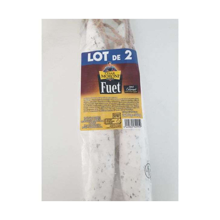 LOT DE 2 FUET MORONI 340G