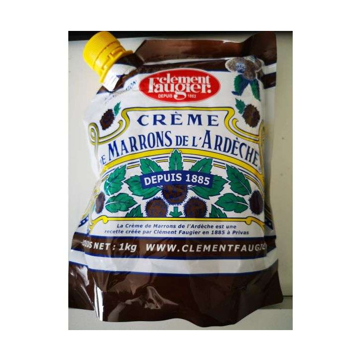 CREME DE MARRON FAUGIER GOURDE 1 KG 