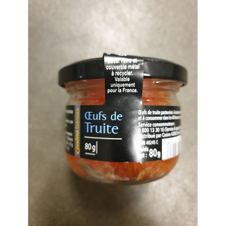 OEUFS DE TRUITE 80 GR