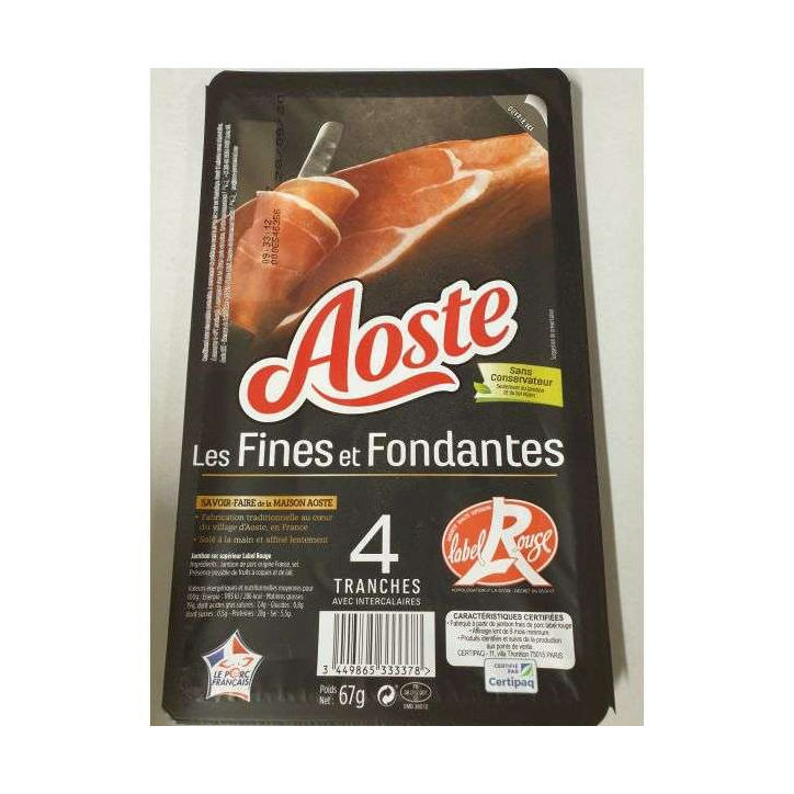 AOSTE FINES ET FONDANTES 4T 67G