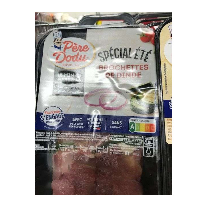 BROCHETTE DE DINDE 380 GRS 
