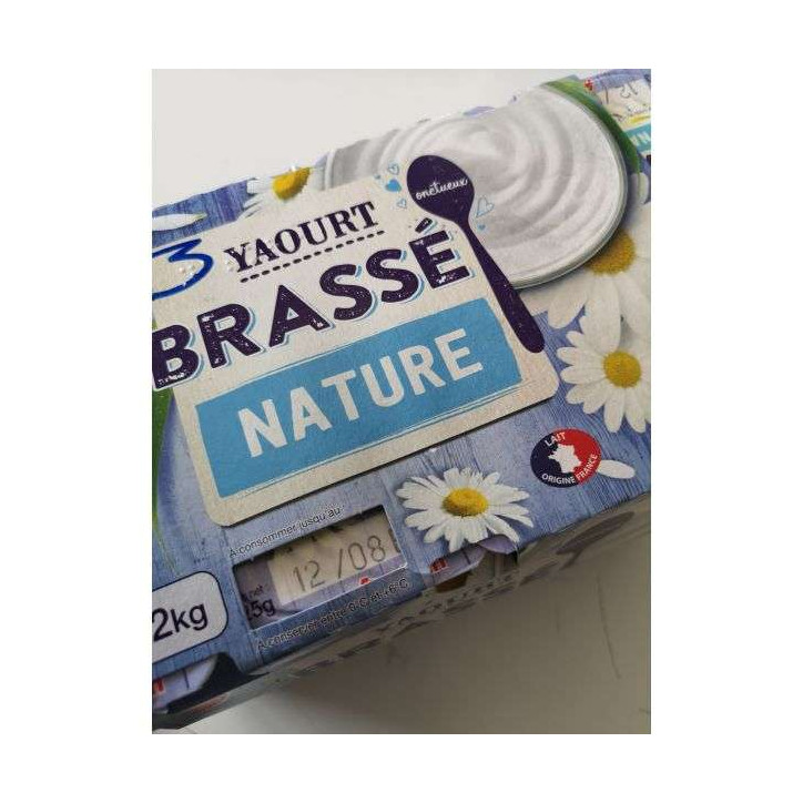 YAOURT BRASSE NATURE 2 KG