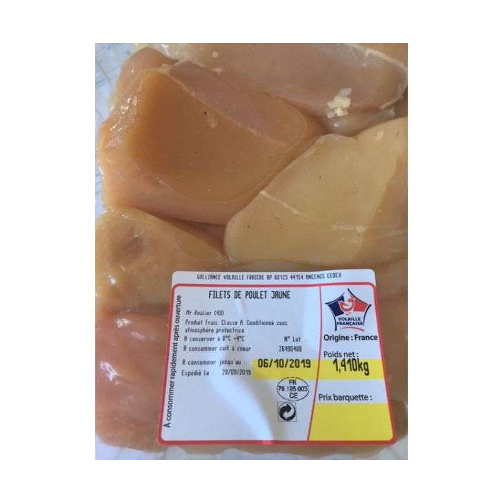 FILETS DE POULET  1.5 KG ENV