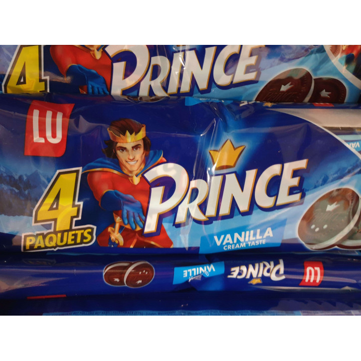 PRINCE 4 PAQUETS VANILLE  240 GR