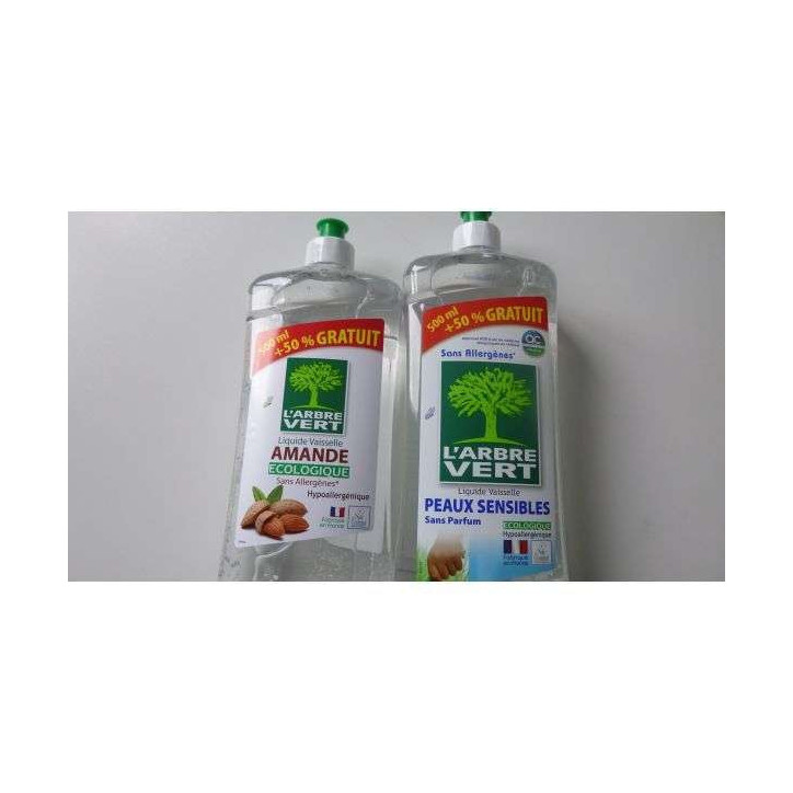 LIQUIDE VAISSELLE 500 ML + 50 % GT