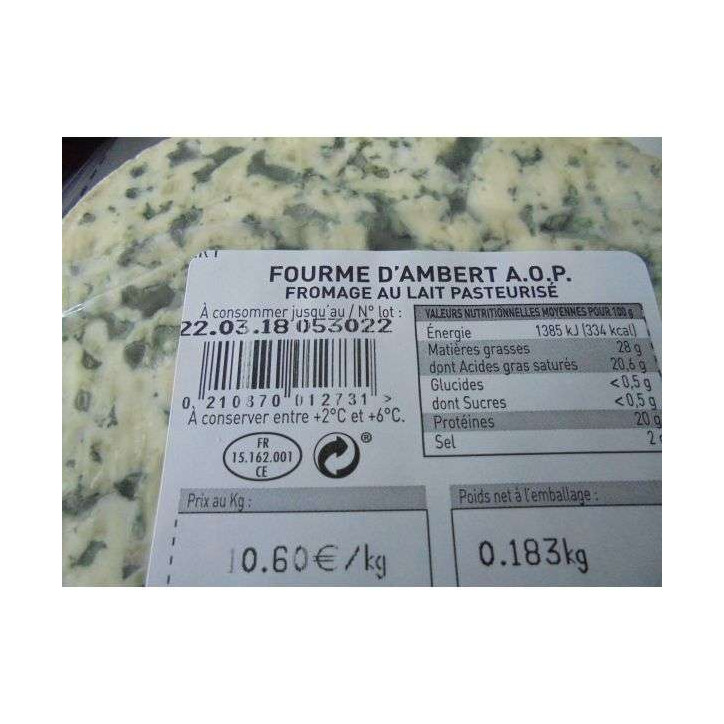 FOURME D'AMBERT 200 GRENV.