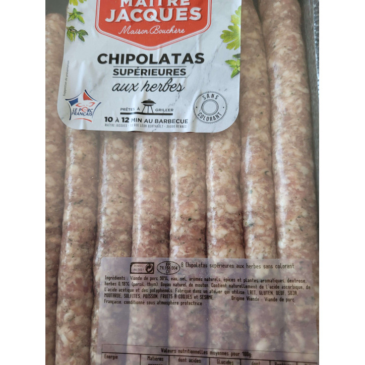 CHIPOS HERBES 640G
