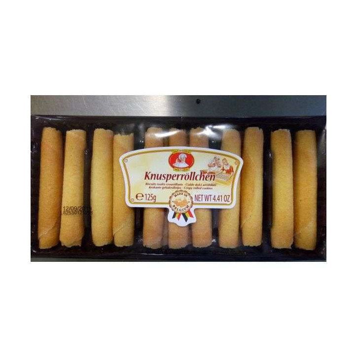 BISCUITS ROULES CROUSTILLANTS 125G