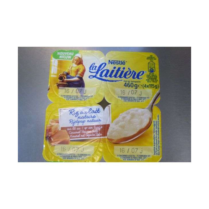 RIZ AU LAIT SUR LIT CARAMEL 460GRS