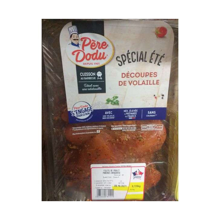 FILET DE POULET MARINE GRECQUE 720GR