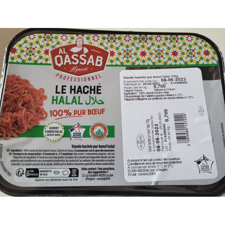 VIANDE HACHEE HALAL 700G