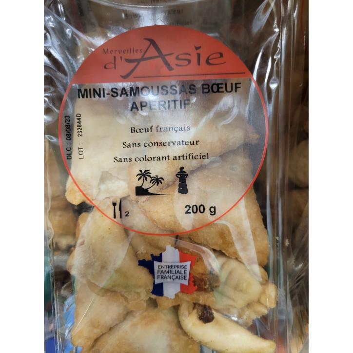 MINI SAMOUSSAS BOEUF 200G