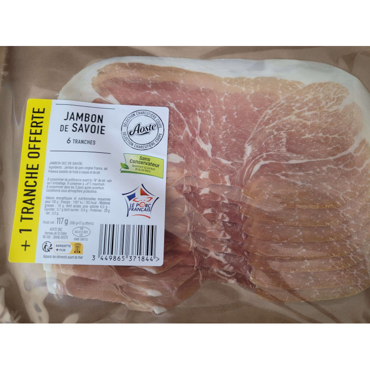 JAMBON DE SAVOIE 6+1 117G