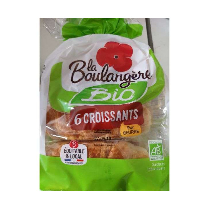 6 CROISSANTS BIO 240 GRS