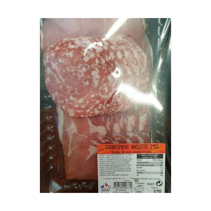 ASSORTIMENT RACLETTE 210G