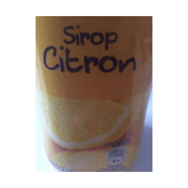 SIROP DE CITRON 1L