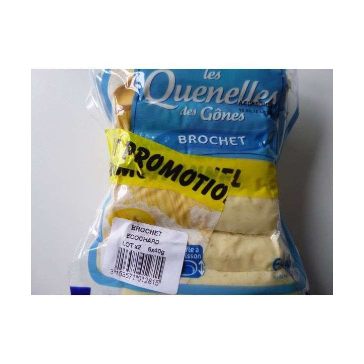 QUENELLES  BROCHET 12X 40 GR