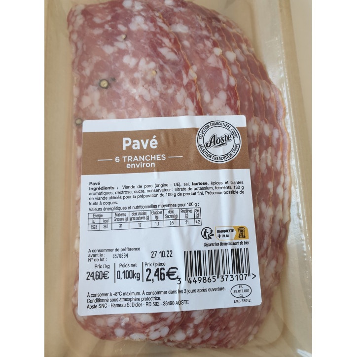 PAVE AOSTE 6T 100G