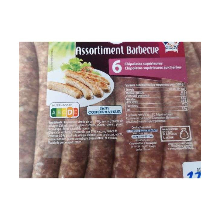 ASSORTIMENT BARBECUE 660 GRS 