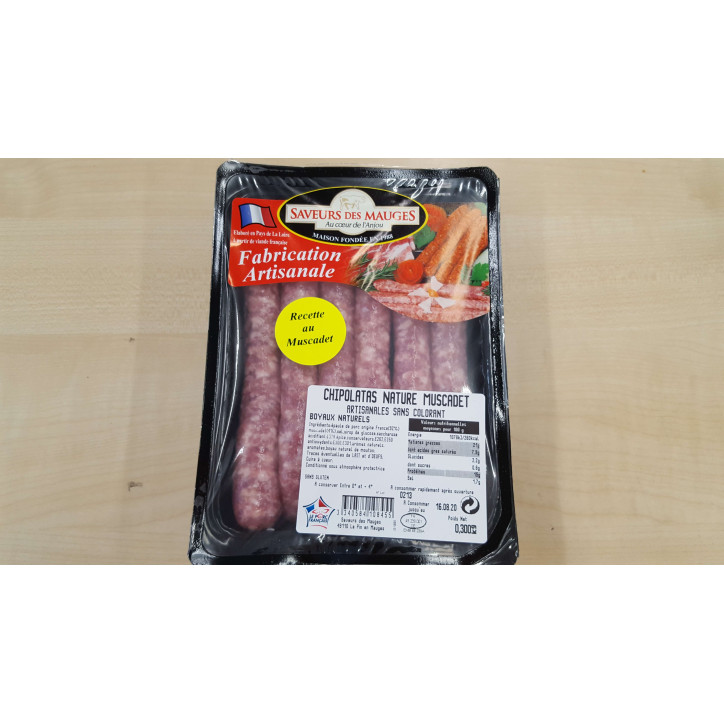 CHIPOLATAS NATURE 300GRS 