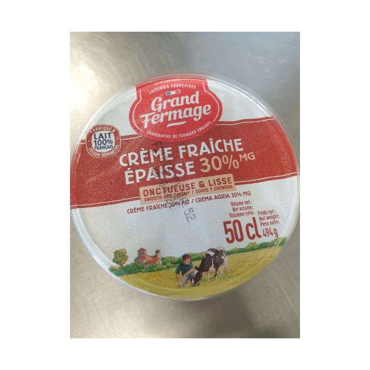 CREME EPAISSE 30% 50CL