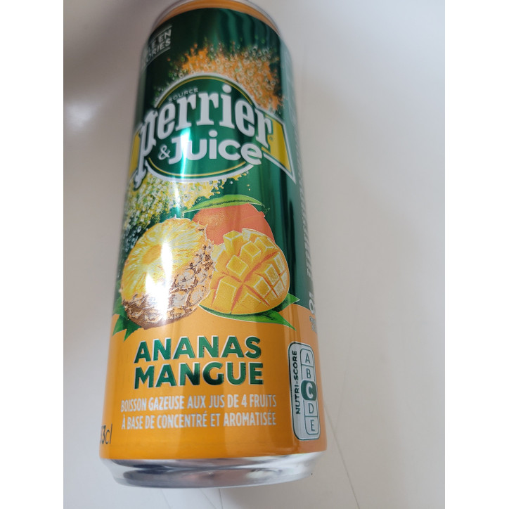 PERRIER ANANAS MANGUE 33CL