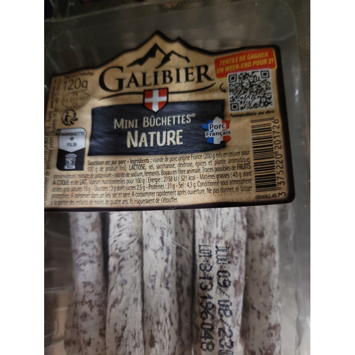 MINI BUCHETTES NATURE 120G