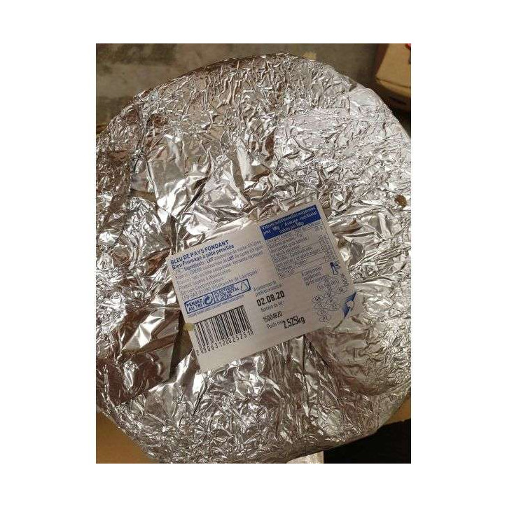 BLEU DE PAYS FONDANT 2.5KG ENV