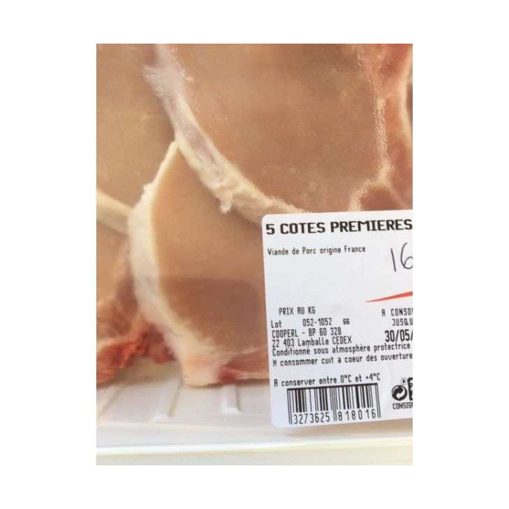 5 COTES PREMIERES  700 GR