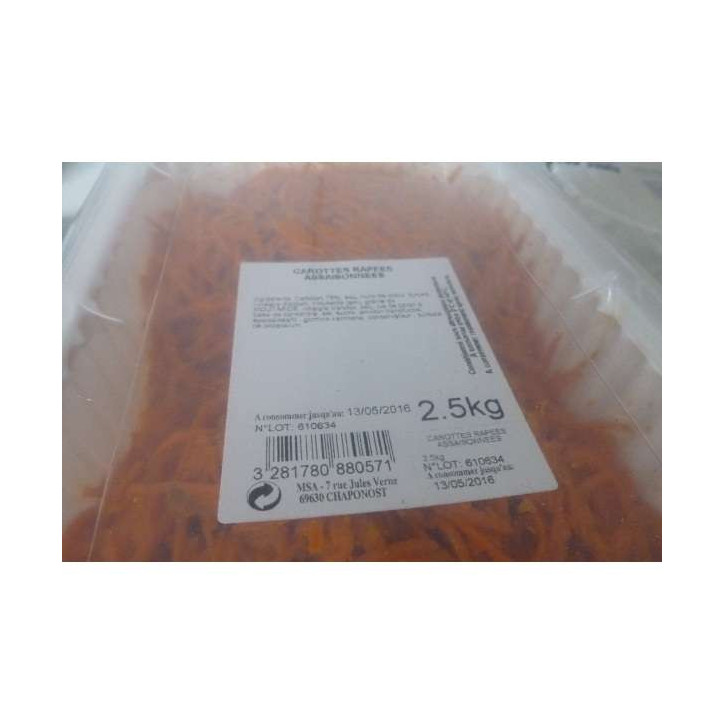 CAROTTES RAPEES 2.5 KG