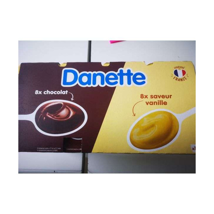 DANETTE VANILLE CHOCOLAT X16