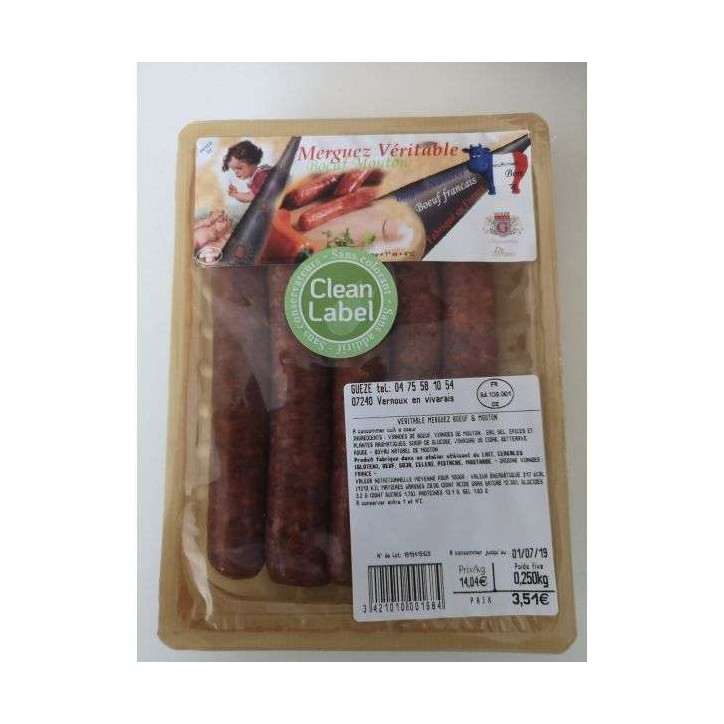 MERGUEZ  220 GRS 