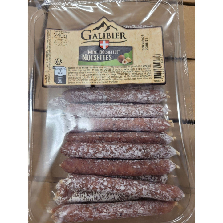 MINI BUCHETTES NOISETTES 240G