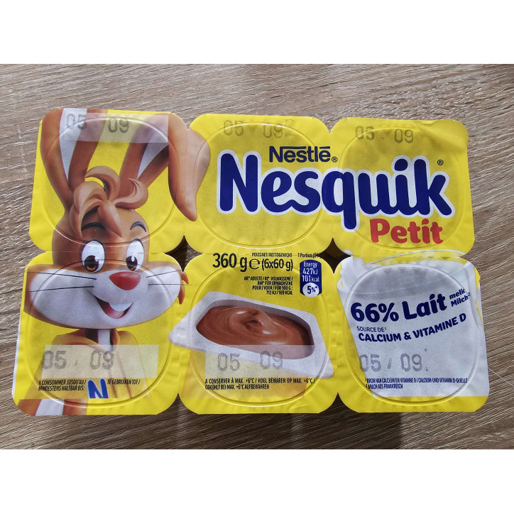 YAOURT NESQUIK  X 6 