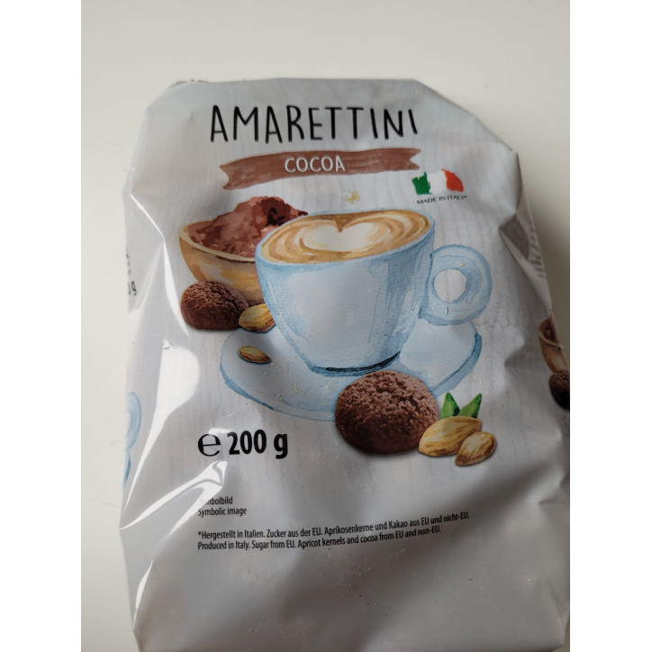 MACARONS AMARETTINI CACAO 200G
