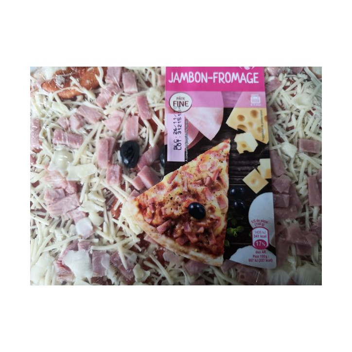PIZZA JAMBON FROMAGE 450 GRS 