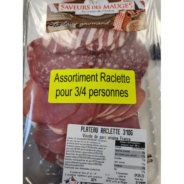 PLATEAU RACLETTE 310G